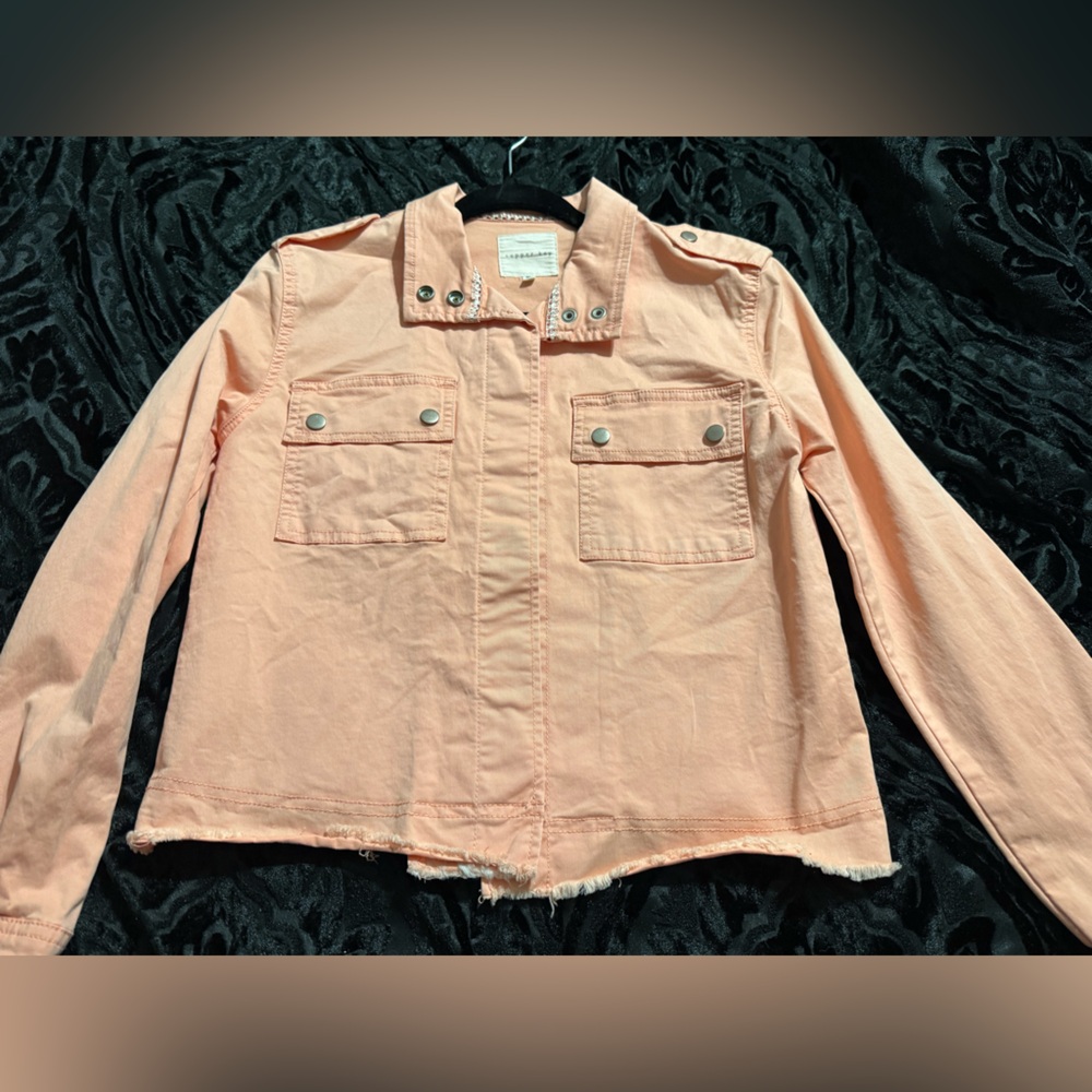 Copper Key Peach Utility Jacket - Picture 2 of 10